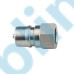 ISO7241-B KZF Stainless Steel Hydraulic Quick Release Couplings SUS304 SUS316