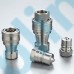 ISO7241-B KZF Stainless Steel Hydraulic Quick Release Couplings SUS304 SUS316