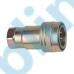 ISO5675 Hydraulic Quick Release Couplings With Poppet Valve Sealing And Groove Plug