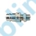 ISO5675 Push And Pull Type Hydraulic Quick Couplings With Bulkhead Male Thread