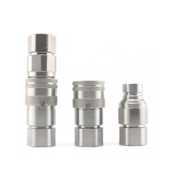 ISO16028 Flat Face FF Type Stainless Steel Hydraulic Quick Release Coupling