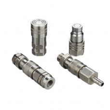 Customized ISO16028 Flat Face Type Stainless Steel Hydraulic Quick Release Coupling Coupler