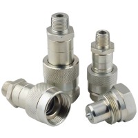 70Mpa High Pressure Screw To Connect Thread Locked Hydraulic Quick Release Coupling KZE-B