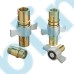 Faster CVE Flat Face Valve Type Wing Nut Screw To Connect Thread Locked Hydraulic Quick Release Coupling