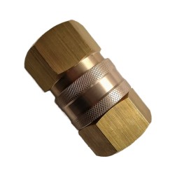 Parker ST Non-valve Straight Through Type Brass Stainless Steel Hydraulic Quick Release Coupling