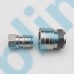 3/8“ Tema 3800 KEW Non-valve Straight Through Type Steel Hydraulic Quick Release Coupling