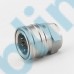 3/8“ Tema 3800 KEW Non-valve Straight Through Type Steel Hydraulic Quick Release Coupling