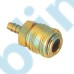 European German Ludecke Type Brass or Steel Air Quick Coupling Pneumatic Quick Coupler