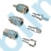European German Ludecke Type Brass or Steel Air Quick Coupling Pneumatic Quick Coupler