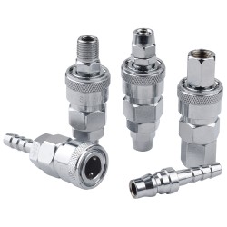 Nitto Type Pneumatic Quick Release Coupler Chrome Plated Steel Large Body