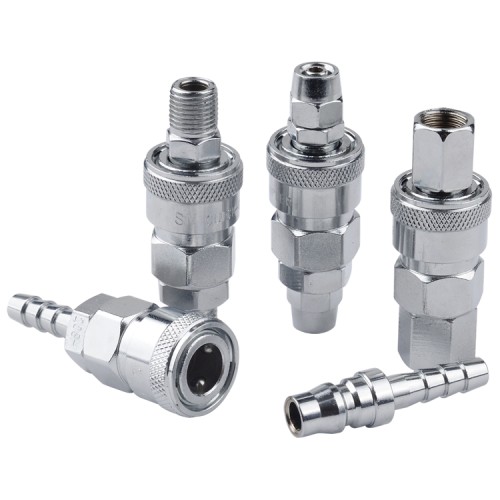 Nitto Type Pneumatic Quick Release Coupler Chrome Plated Steel Large Body
