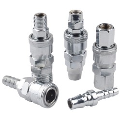 Nitto Type Pneumatic Quick Release Coupler Chrome Plated Steel Small Body