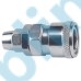Nitto Type Pneumatic Quick Release Coupler Chrome Plated Steel Small Body