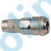Nitto Type Pneumatic Quick Release Coupler Nickel Plated Steel Single Hand