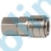 Single Hand Nitto Type Pneumatic Quick Release Coupling Nickel Plated Steel