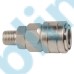 Single Hand Nitto Type Pneumatic Quick Release Coupling Nickel Plated Steel