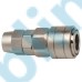 Single Hand Nitto Type Pneumatic Quick Release Coupling Nickel Plated Steel