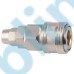 Single Hand Nitto Type Pneumatic Quick Release Coupler Nickel Plated Steel