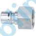 Large Flow Pneumatic Quick Release Coupling Chrome Plated Steel