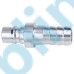 Large Flow Pneumatic Quick Release Coupling Chrome Plated Steel