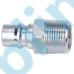 Large Flow Pneumatic Quick Release Coupling Chrome Plated Steel