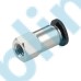PCF-C Metric Tube to Metric BSPT PT Thread Female Straight Mini One-touch Fittings