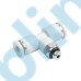 PT-C Metric Tube to Metric BSPT PT Thread Male Branch Tee Mini One-touch Fittings