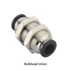 PM-C Metric Tube to Metric Thread Bulkhead Male Union Straight Mini One-touch Fittings