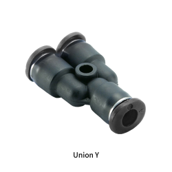 PY-C Metric Tube Y Type 3 Way Union Mini One-touch Fittings