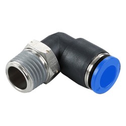 NPL-N Inch Tube to UNF NPT Thread Short L Type Male Elbow One-touch Fittings