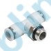PT-G Metric Tube to BSPP G Thread Male Branch Tee One-touch Fittings