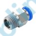 PC-N Inch Tube to NPT Thread Male Straight One-touch Fittings