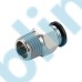 PC-R Metric Tube to Metric BSPT PT Thread Male Straight One-touch Fittings