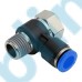 PHF-R Metric Tube to Metric BSPT PT Thread Male to Female Rotary One-touch Fittings