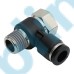 PHF-R Metric Tube to Metric BSPT PT Thread Male to Female Rotary One-touch Fittings