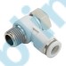 PHF-R Metric Tube to Metric BSPT PT Thread Male to Female Rotary One-touch Fittings