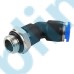 PL135-G Metric Tube to BSPP G Thread 135° Male Elbow One-touch Fittings