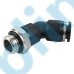 PL135-G Metric Tube to BSPP G Thread 135° Male Elbow One-touch Fittings