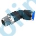 PL135-R Metric Tube to Metric BSPT PT Thread 135° Male Elbow One-touch Fittings