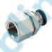 PMF-G Metric Tube to BSPP G Thread Bulkhead Female Straight One-touch Fittings