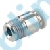 POC-R Metric Tube to Metric BSPT PT Thread Round Male Straight One-touch Fittings
