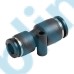 PG Metric Tube Inch Tube Reducer Union Straight With Mounting Hole One-touch Fittings