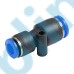 PG Metric Tube Inch Tube Reducer Union Straight With Mounting Hole One-touch Fittings