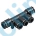 PKG Metric Tube Inch Tube Reducer Triple Branch Five Way Union One-touch Fittings