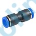 PU Metric Tube Inch Tube Union Straight One-touch Fittings
