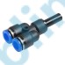 PWJ Metric Tube Inch Tube Reducer Plug-in Triple Way One-touch Fittings PWJ Metric Tube Inch Tube Reducer Plug-in Triple Way One-touch Fittings