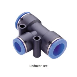 PGT Metric Tube Inch Tube Tee Type Reducer Union One-touch Fittings