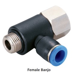 PHF-R Metric Tube to Metric BSPT PT Thread Male to Female Rotary One-touch Fittings