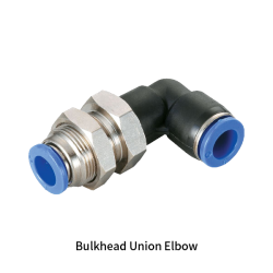 PLM Metric Tube Inch Tube to Metric Thread L Type Elbow Bulkhead Union One-touch Fittings