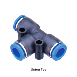 PUT Metric Tube Inch Tube Tee Type Union One-touch Fittings